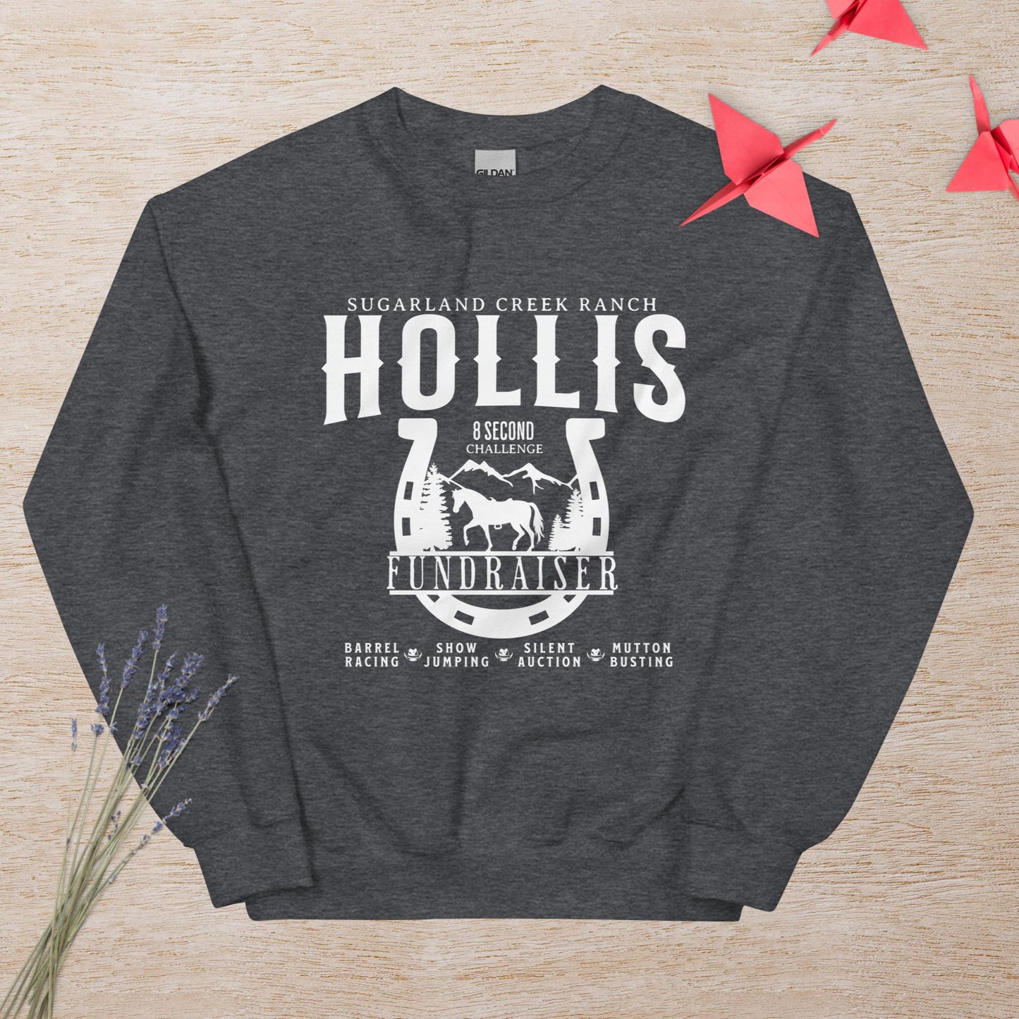 "Hollis Fundraiser" Logo Unisex Sweatshirt