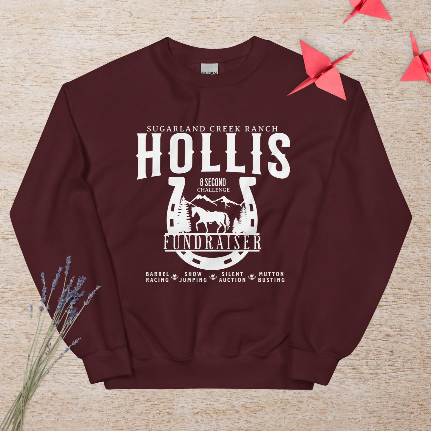 "Hollis Fundraiser" Logo Unisex Sweatshirt
