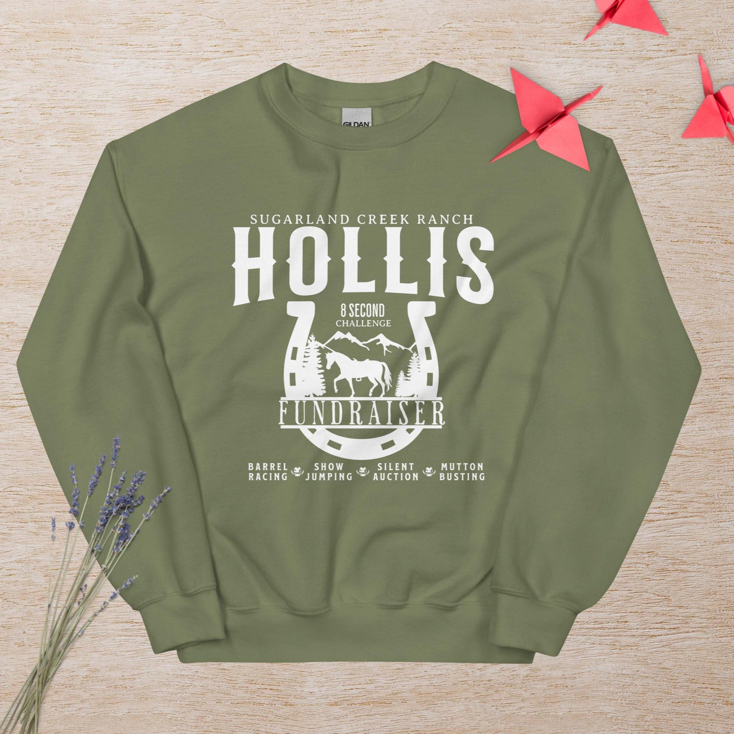 "Hollis Fundraiser" Logo Unisex Sweatshirt