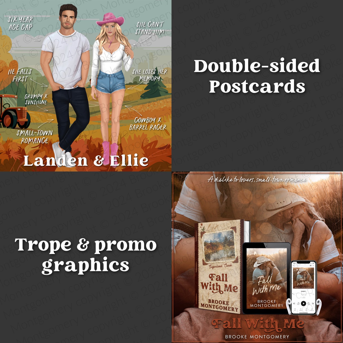 Landen & Ellie [Fall With Me] Swag Pack