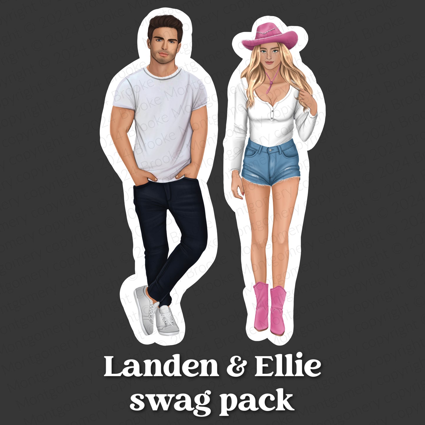 Landen & Ellie [Fall With Me] Swag Pack