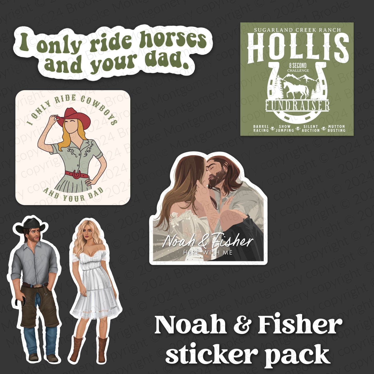 Noah & Fisher [Here With Me] Sticker Pack