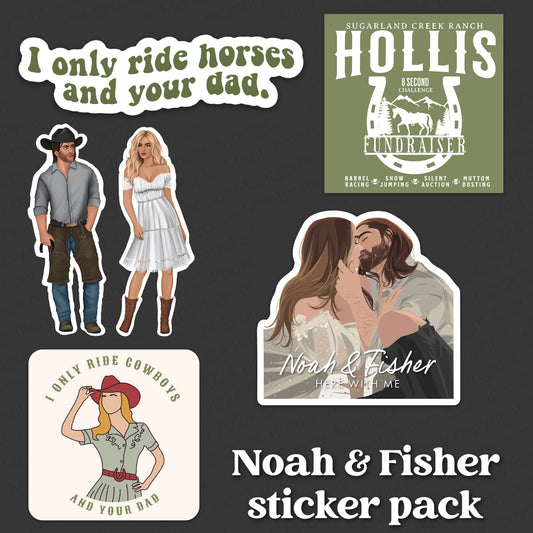 Noah & Fisher [Here With Me] Sticker Pack