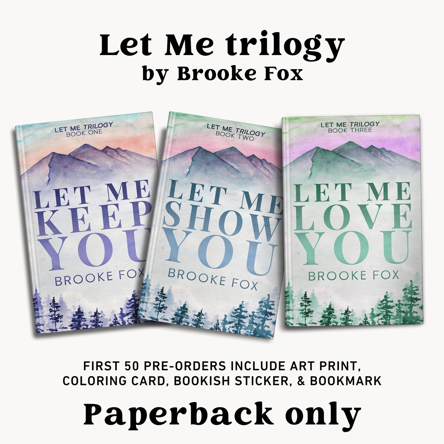 Let Me trilogy (Pre-order)