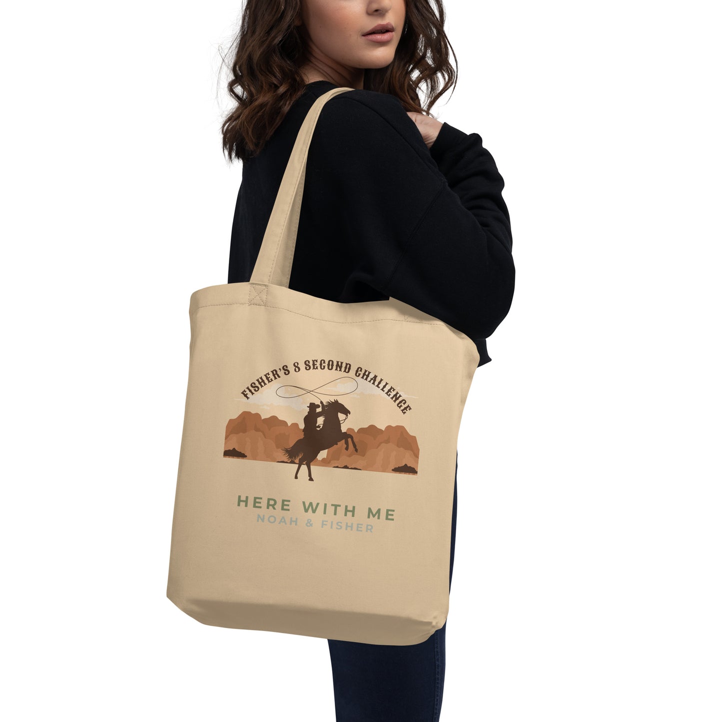 "Fisher's 8 Second Challenge" [Here With Me] Collector's Edition Eco Tote Bag