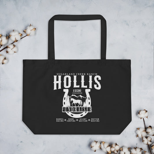 "Hollis Fundraiser" Collector's Edition Organic Large Tote Bag