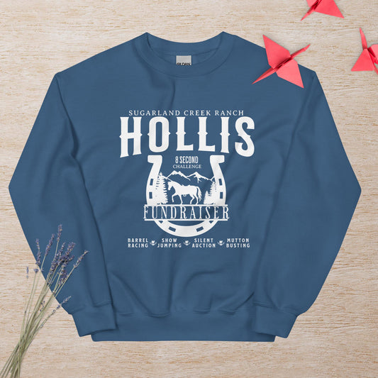 "Hollis Fundraiser" Logo Unisex Sweatshirt
