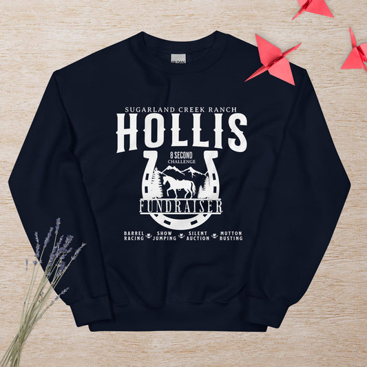 "Hollis Fundraiser" Logo Unisex Sweatshirt
