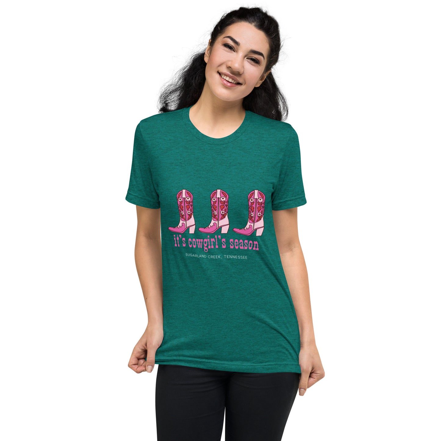 "It's Cowgirl's Season" Unisex Triblend T-shirt