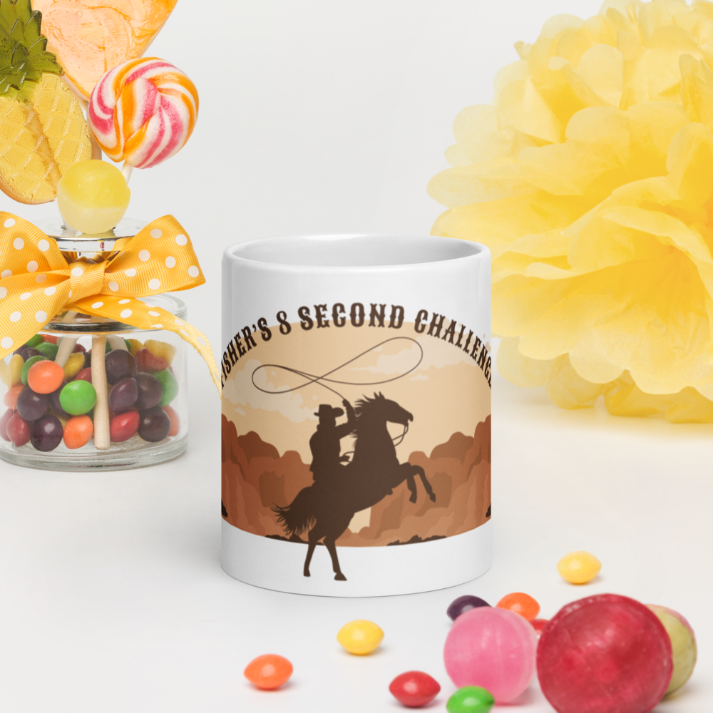 "Fisher's 8 Second Challenge" [Here With Me] Mug